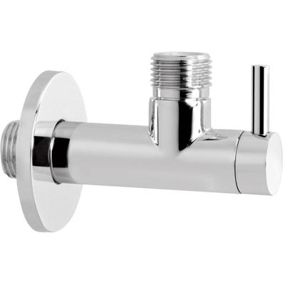 Hoekstopkraan Hotbath Cobber Rond met Filter Gepolijst Messing Living Colours