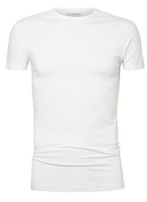 Slater Stretch T-Shirt Round neck White Two Pack ( art 6500)