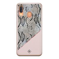 Samsung Galaxy A40 siliconen hoesje - Snake print - thumbnail
