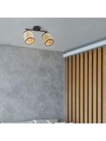 Light depot - LED opbouwspot Ratan 2L - zwart - Outlet - thumbnail