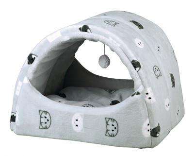 TRIXIE KATTENMAND IGLO MIMI GRIJS 42X35X35 CM TRIXIE KATTENMAND IGLO MIMI GRIJS 42X35X35 CM