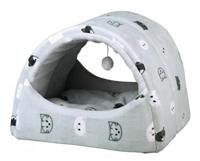 TRIXIE KATTENMAND IGLO MIMI GRIJS 42X35X35 CM - thumbnail