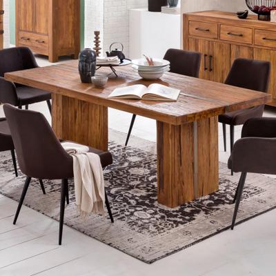 Artistiq Eettafel 'Davetta' Teakhout en ijzer, 180 x 100cm Artistiq Eettafel 'Davetta' Teakhout en ijzer, 180 x 100cm