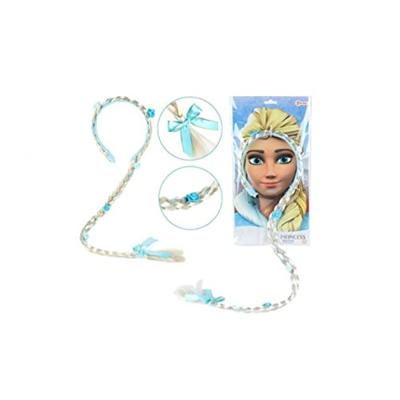 Toi-Toys ice diadeem met lange haarvlecht prinses