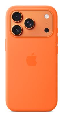 Apple iPhone 17 Pro - Siliconen hoesje met MagSafe - Oranje
