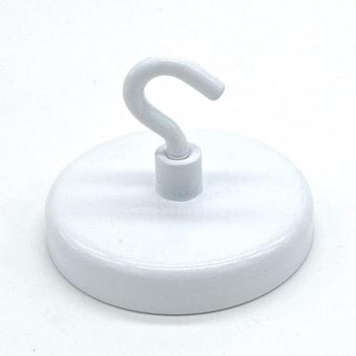 Plafondmagneet met haak wit 47 mm 18kg - 40 stuks