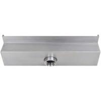 Zwembadwaterval met LED's rechthoekig 45 cm roestvrij staal - thumbnail