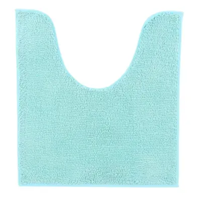 WC mat aqua polyester 45 x 50 cm | 6 stuks