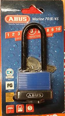 Abus hangslot 70ib/45hb63 zw/bl