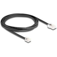 DeLOCK Telephone Cable RJ45 plug to RJ11 plug black 2 m - thumbnail