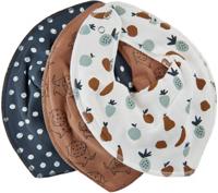 Pippi Slab Bandana Junior Polykatoen Wit One-size 3 Stuks - thumbnail