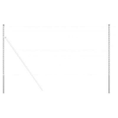 Hekpalen 12 pcs Zilver 130 cm Gegalvaniseerd staal Hekpalen 12 pcs Zilver 130 cm Gegalvaniseerd staal