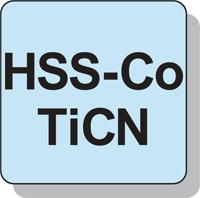 Promat/Tecwerk Machinetap | DIN 371C RVS | M10x1,5 mm | HSS-Co TiCN | 6H - 4000867779 - thumbnail