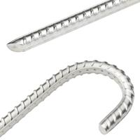 Tentharingen 6 st 10 mm 37 cm gegalvaniseerd staal - thumbnail