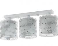 Dalber Kinderkamer plafondlampClouds 3-lichst soft grijs - 41413E - thumbnail