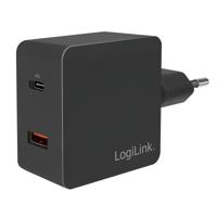 LogiLink PA0220 oplader voor mobiele apparatuur Binnen Zwart - thumbnail