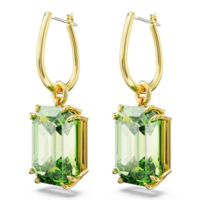 Swarovski 5676071 Oorhangers Millenia Octagon goudkleurig-groen 4.5 x 1.5 x 1.3 cm Swarovski 5676071 Oorhangers Millenia Octagon goudkleurig-groen 4.5 x 1.5 x 1.3 cm