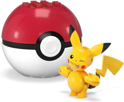 Mega Construx Pokemon - Pikachu & Pokeball (Wink)