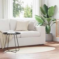 VidaXL Vloerkleden ovaal huarte crème 80 x 150 cm 100% polyester - thumbnail
