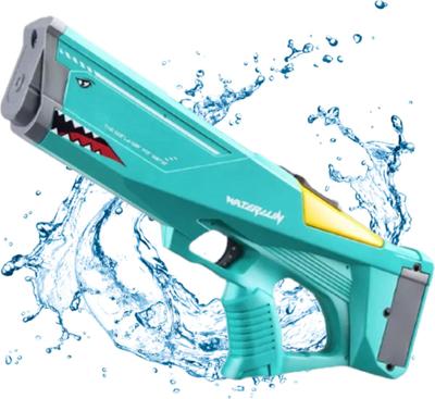 Overige Merken Waterblast elektrische waterpistool tornado + 600 ml bellenblaas groen