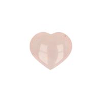 Edelstenen Hart van Rozenkwarts (Model 41) - thumbnail