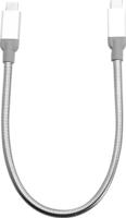 Verbatim Roestvrij stalen sync- & oplaadkabel - USB-C 3.1 naar USB-C 3.1, 30 cm, Sync + Charge, silver - thumbnail