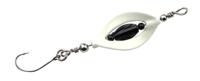 Spro Troutmaster Incy Double Spin Spoon 3.3Gr Black and White - thumbnail