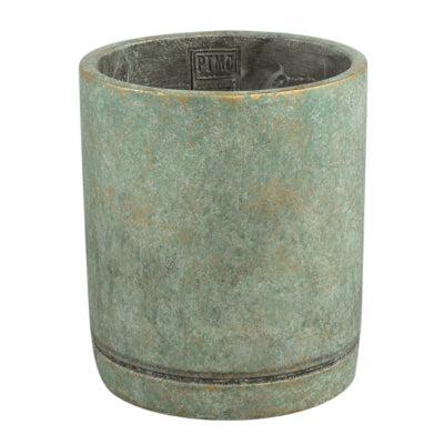 PTMD bloempot vik m cement groen 20 cm | 6 stuks