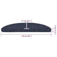 Trapmatten zelfklevend 30 st 56x17x3 cm blauw - thumbnail