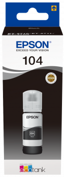 Epson 104 EcoTank inktfles Inkt Zwart