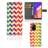 OPPO Reno5 Z | A94 5G | Telefoon Hoesje | Zigzag Multi Color - thumbnail