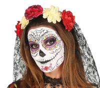 Kleurrijk Skeletten Jurkje Cathrina - thumbnail