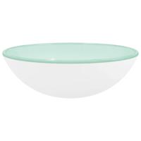 VidaXL Wasbak 42x14 cm gehard glas wit - thumbnail