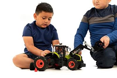 bruder Claas Axion 950 met voorlader modelvoertuig - thumbnail
