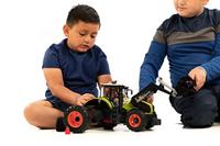Bruder 03013 Claas Axion 950 Tractor met Lader - thumbnail
