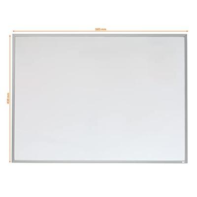Whiteboard nobo 58.5x43cm aluminium magnetisch | 6 stuks