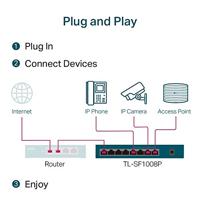 TP-Link TL-SF1008P V5.0 switch - thumbnail