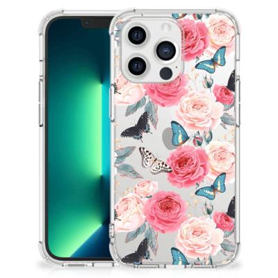 iPhone 13 Pro Max Case Butterfly Roses iPhone 13 Pro Max Case Butterfly Roses