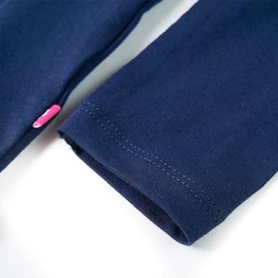 Kindershirt met lange mouwen pauw 116 marineblauw Kindershirt met lange mouwen pauw 116 marineblauw