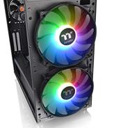 Thermaltake Commander C31 TG Midi-tower PC-behuizing, Gaming-behuizing Zwart 2 voorgeïnstalleerde LED-ventilators, 1 voorgeïnstalleerde ventilator, Zijvenster, - thumbnail