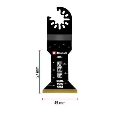 Einhell 708054 Tauchsägeblatt BIM-TI, 45mm Bimetaal Invalzaagblad 45 mm 1 stuk(s)