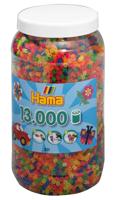 Hama Strijkkralen Ton Met 13000 Stuks Neon - thumbnail