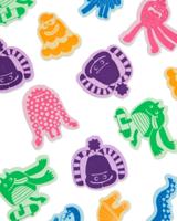 HEMA Foam stickers monsters - thumbnail