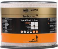Gallagher TurboLine lint 12,5mm wit 400m - 086231 086231 - thumbnail