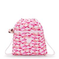 Kipling Supertaboo large drawstring bag-Pink Palm - thumbnail
