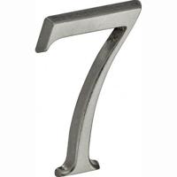 Artitec Mi Satori Huisnummer Roman 50mm-7 antiek chroom mat - thumbnail