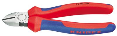 Knipex Zijsnijtang | 140 mm Lengte | Meer-Componentengrepen | Zwart Geatramenteerd - 70 02 140 SB