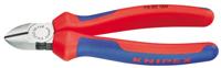 Knipex Zijsnijtang | 140 mm Lengte | Meer-Componentengrepen | Zwart Geatramenteerd - 70 02 140 SB - thumbnail
