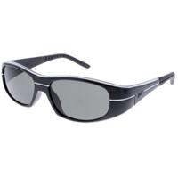 Jill Sport sportzonnebril unisex rechthoekig cat. 3. zwart/wit - thumbnail