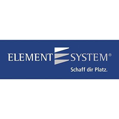 Bücherstütze weiß einteilig L.130mm H.120mm ELEMENT SYSTEM